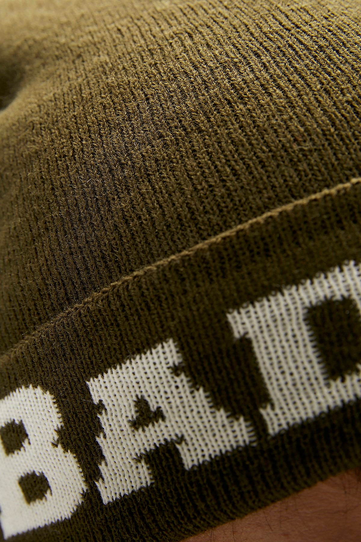 Brand Khaki Green Beanie