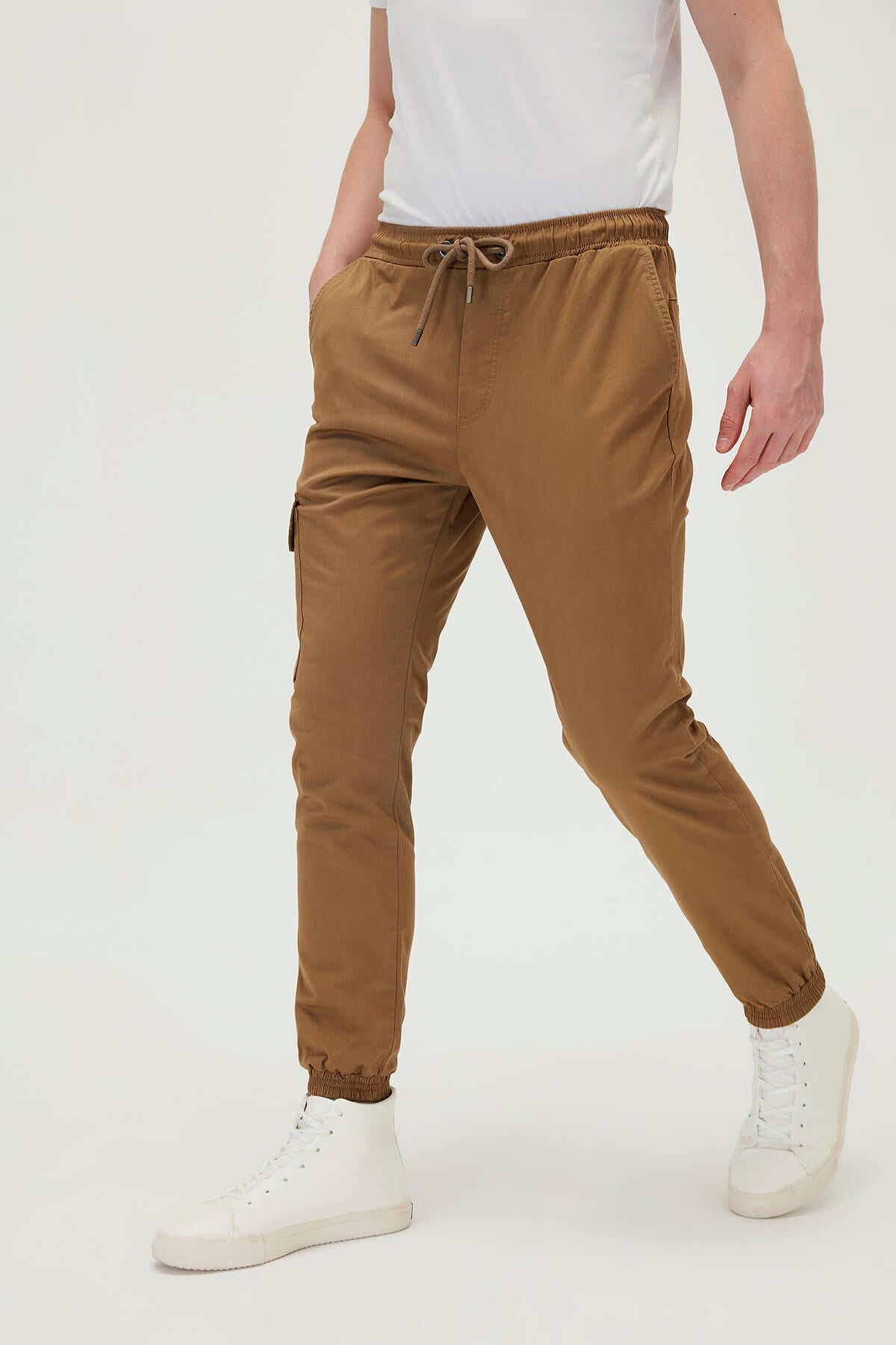 Boston Camel Brown Mens Pants