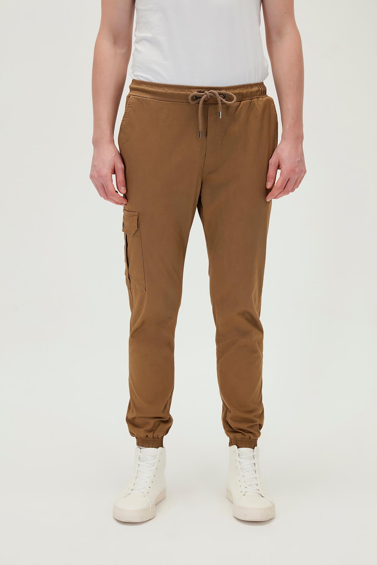 Boston Camel Brown Mens Pants