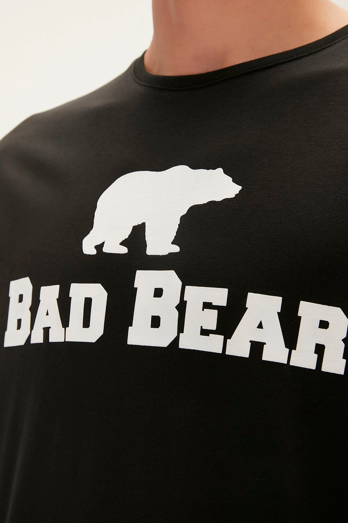 Bear Tee Black Mens T-Shirt