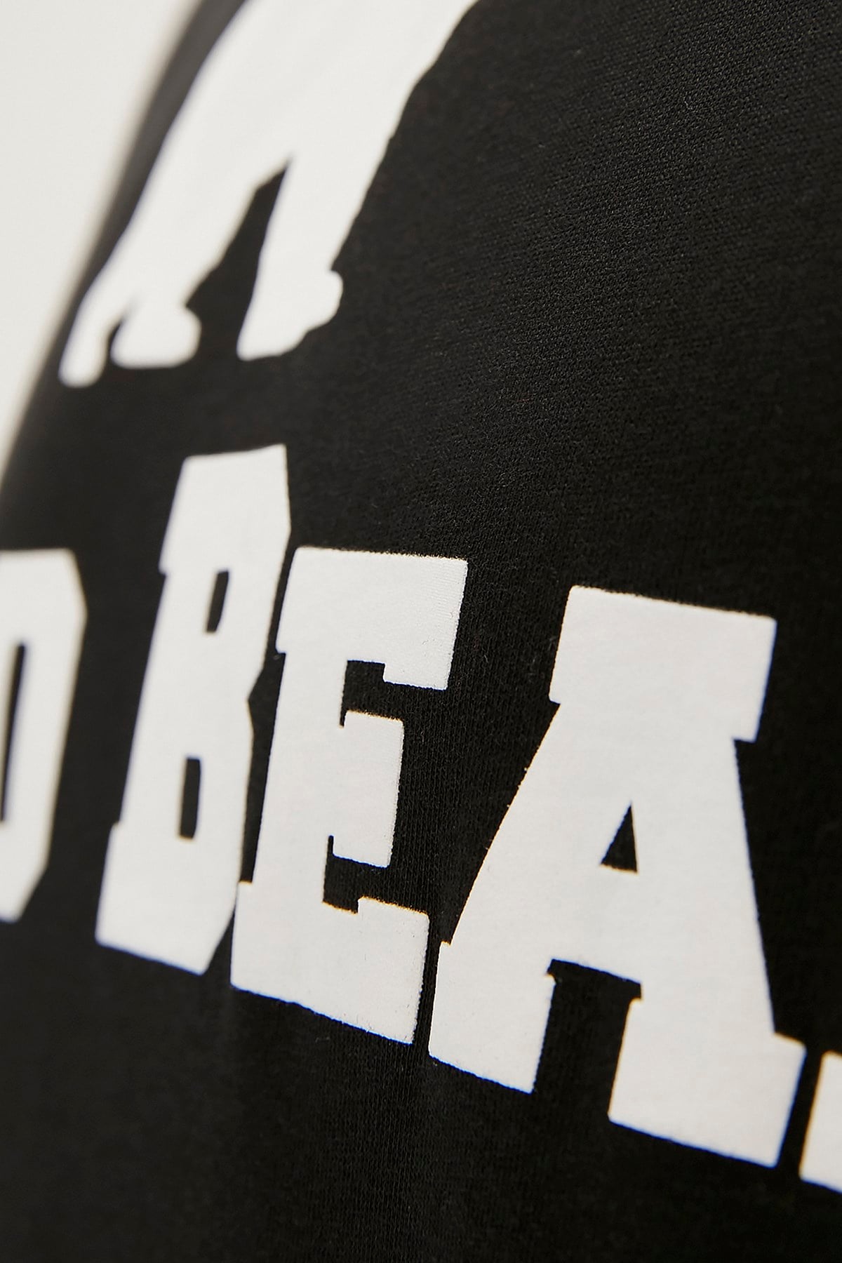 Bear Tee Black Mens T-Shirt