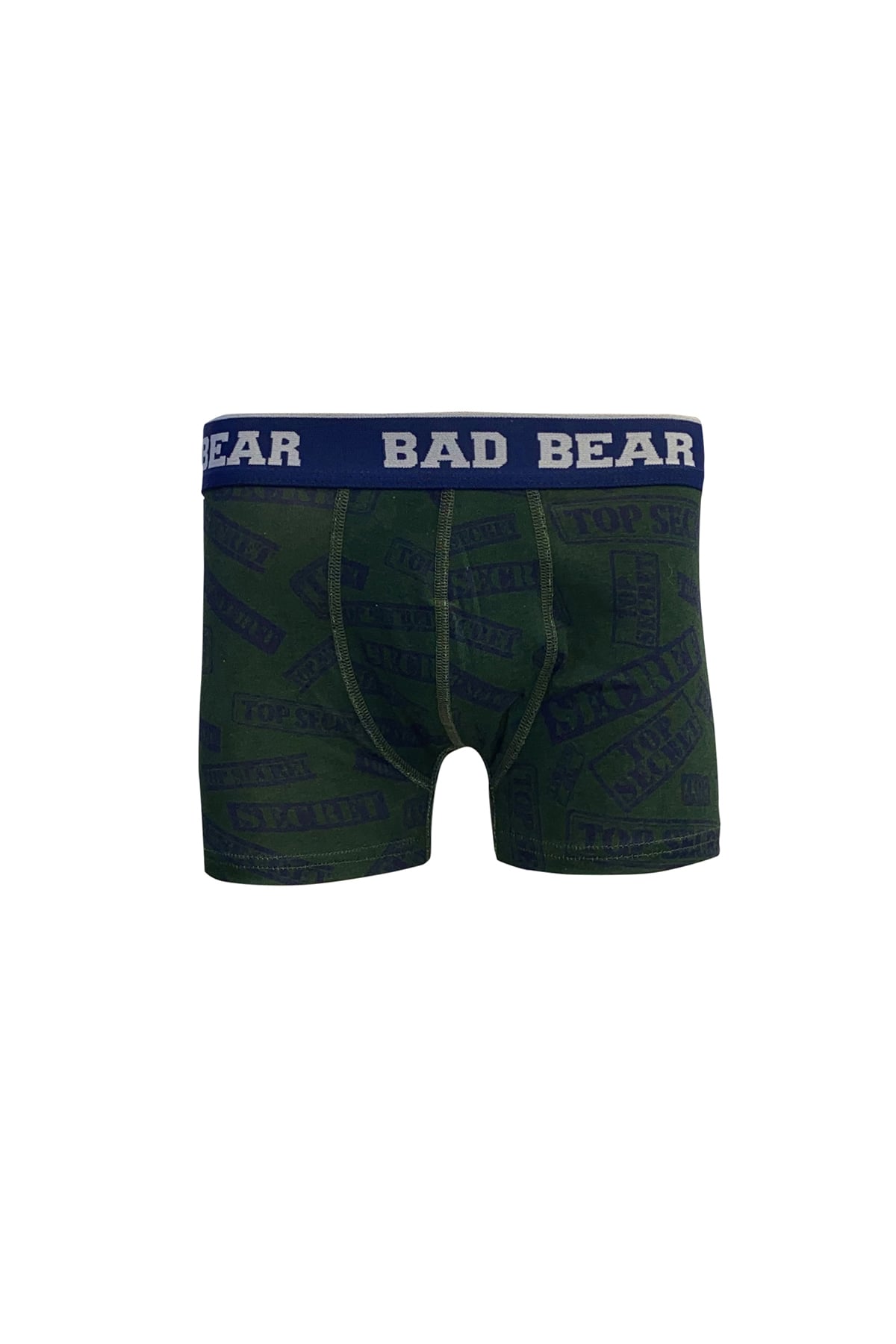 Secret Thyme Yeşil Desenli Erkek Boxer