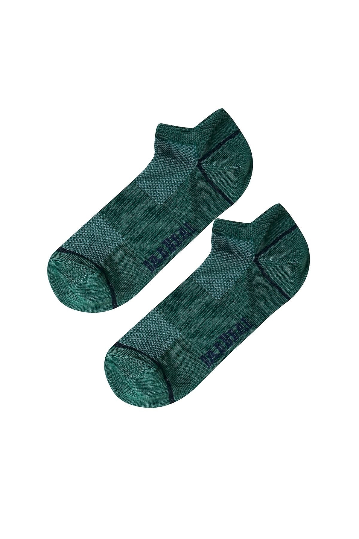 Cross Ankle Forest Green Socks