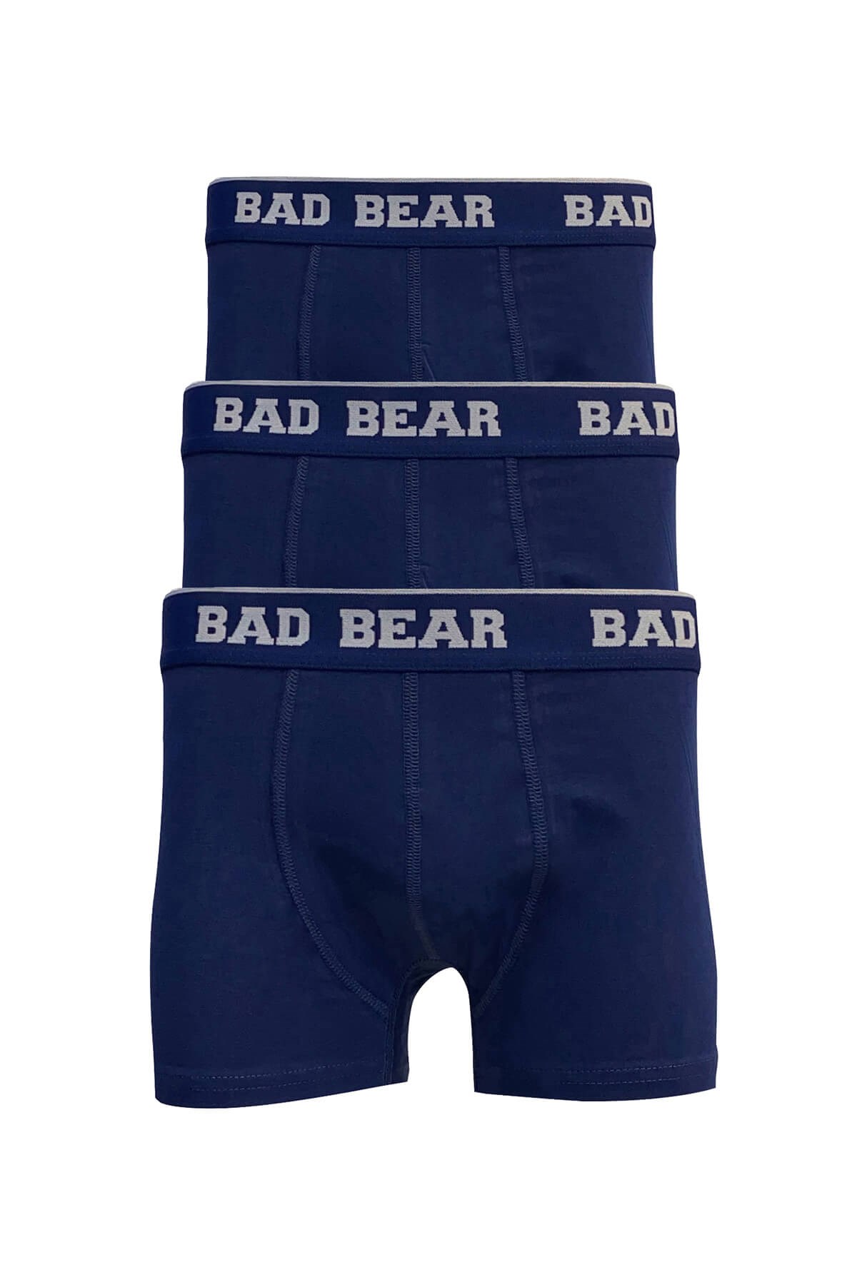 Bad Bear Erkek Lacivert Boxer Basıc Boxer 3-Pack