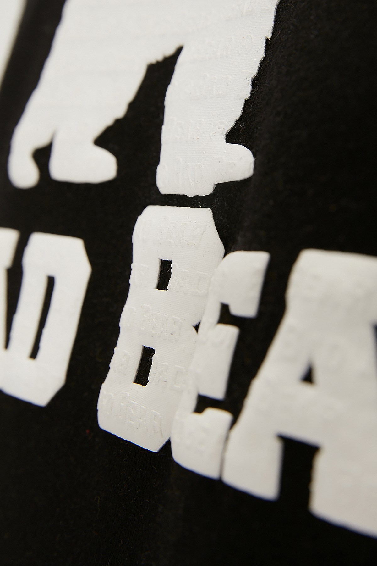 Logo Crewneck Siyah Baskılı Erkek Sweatshirt