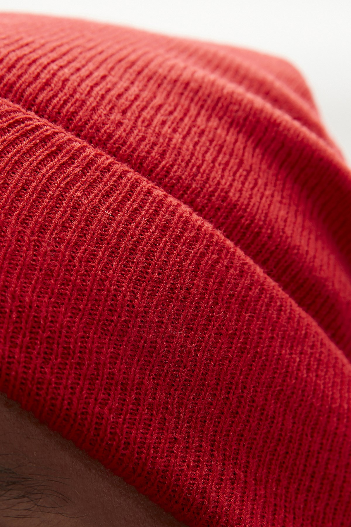Fragile Crimson Red Beanie