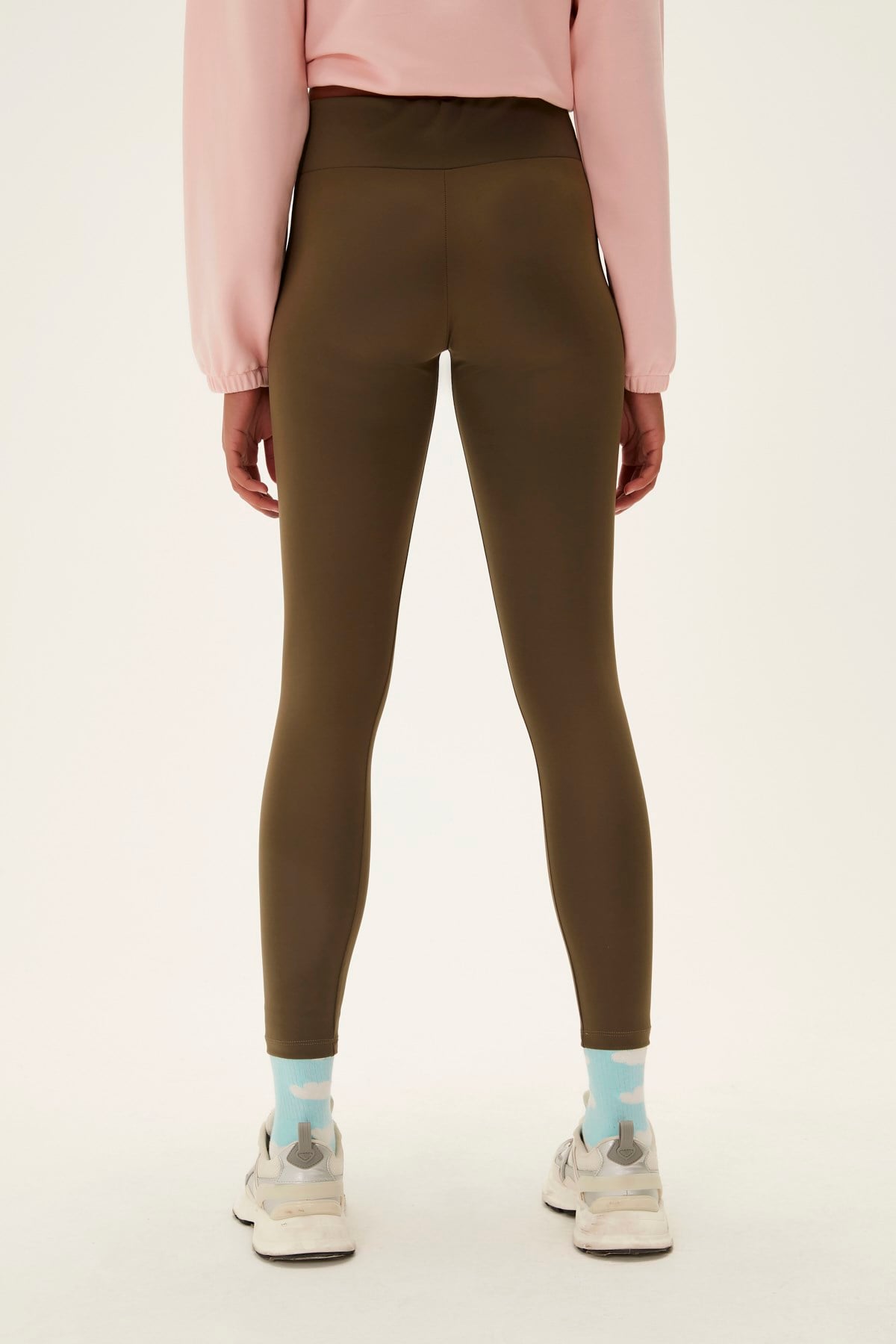 Asana Khaki Womens Tights