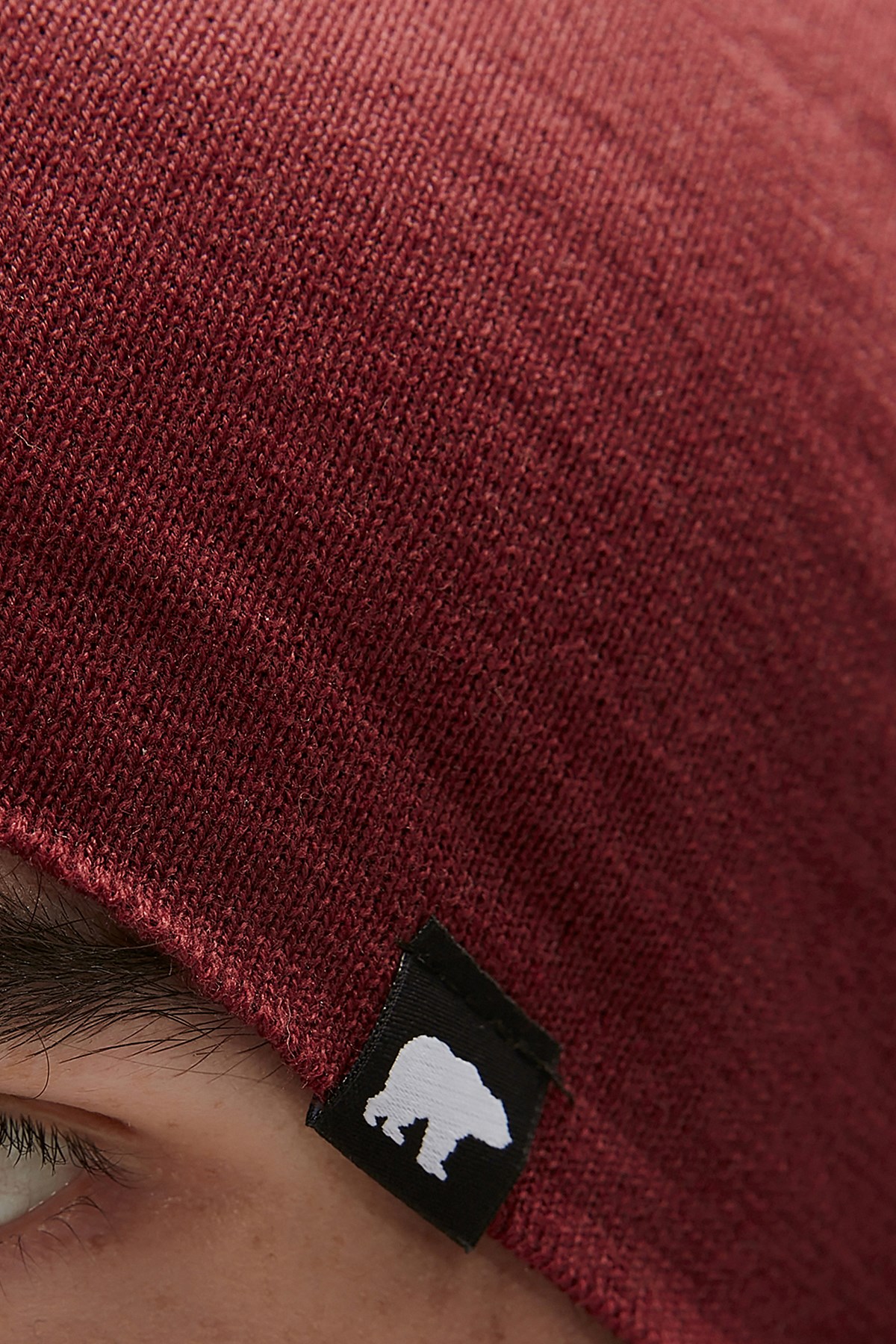Simple II Maroon Beanie