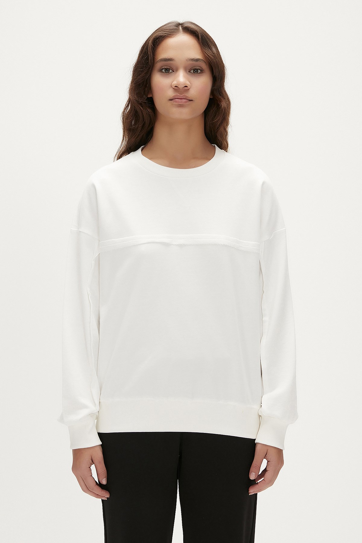 SUTURE CREWNECK OFF-WHITE