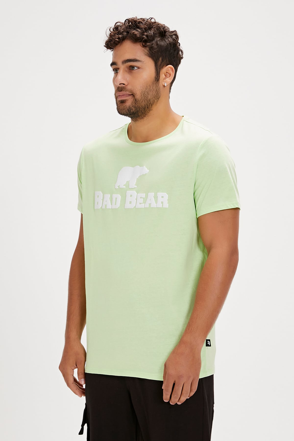 Bad Bear Green Fig Mens T-Shirt