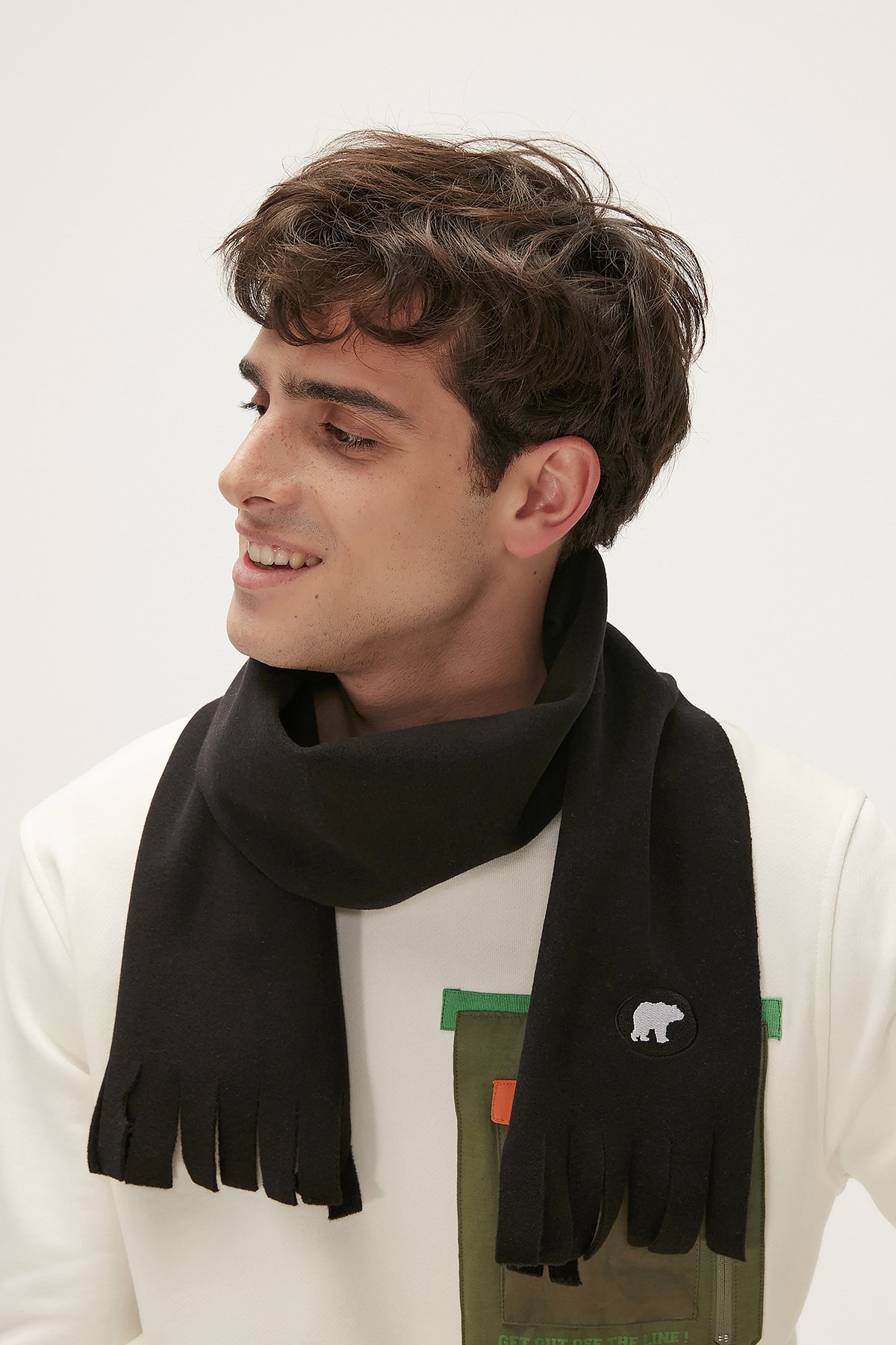 Badman Black Polar Scarf