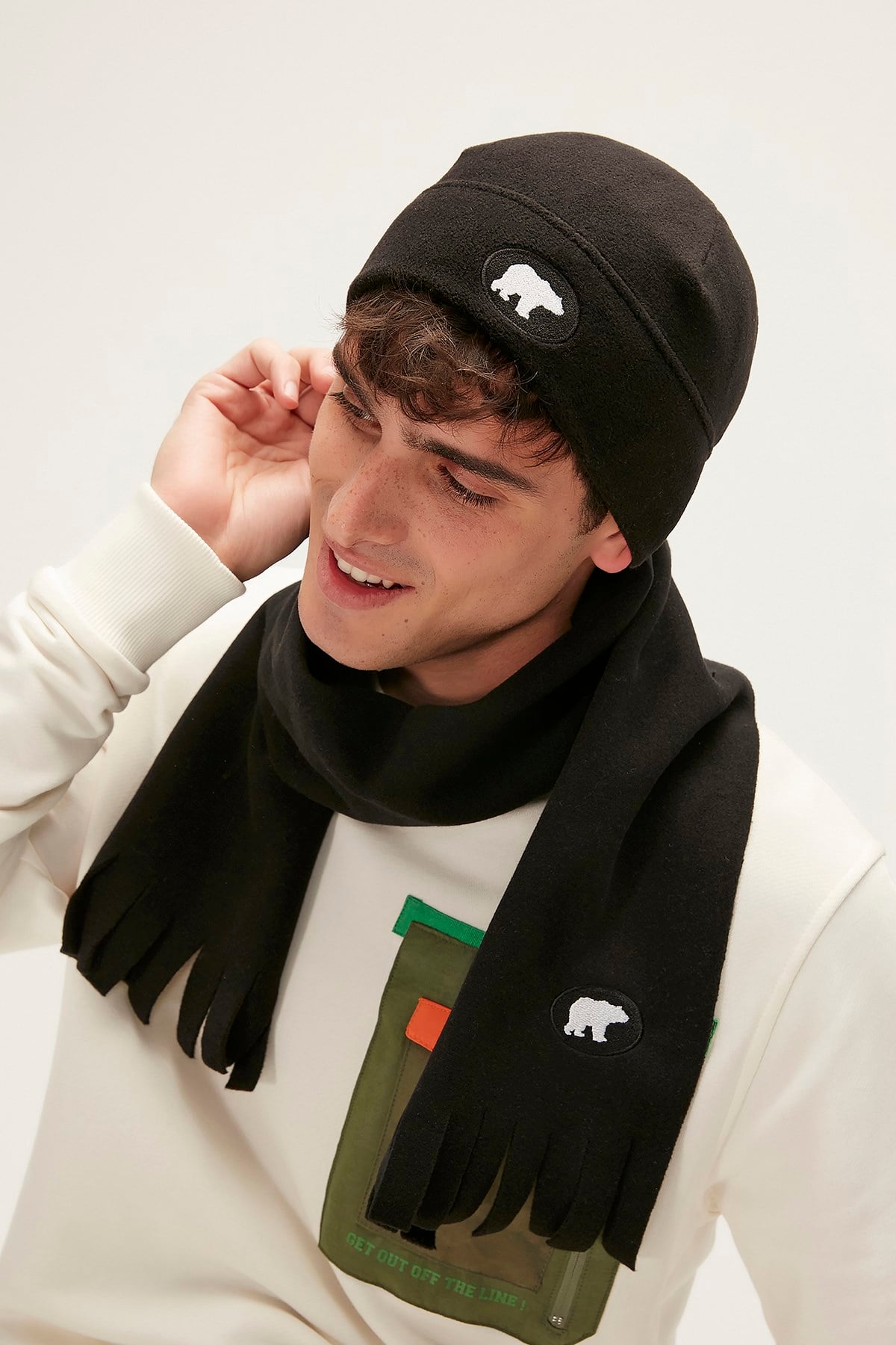 Badman Black Polar Scarf