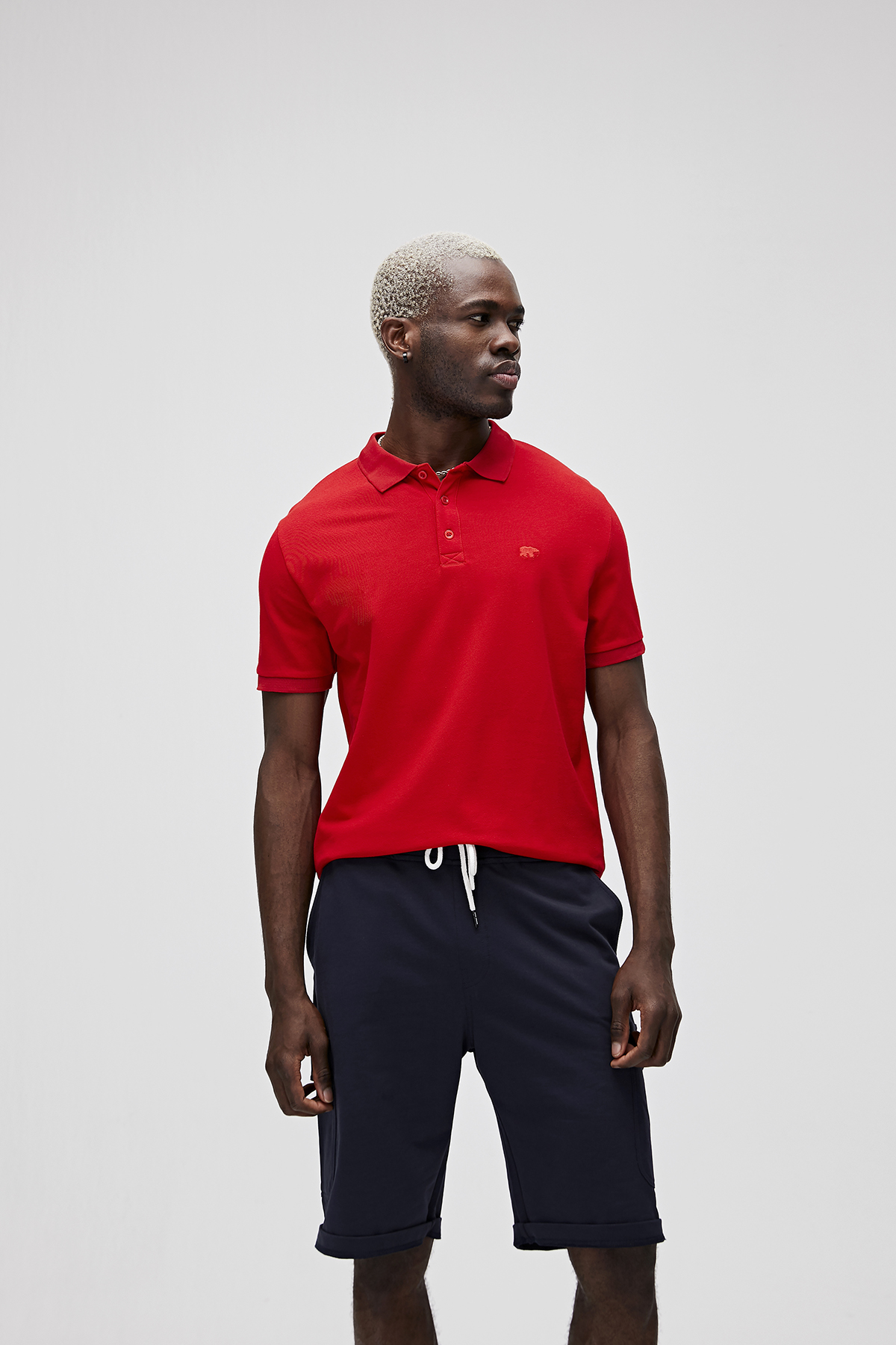 Stark Polo Crimson Red Mens Shirt