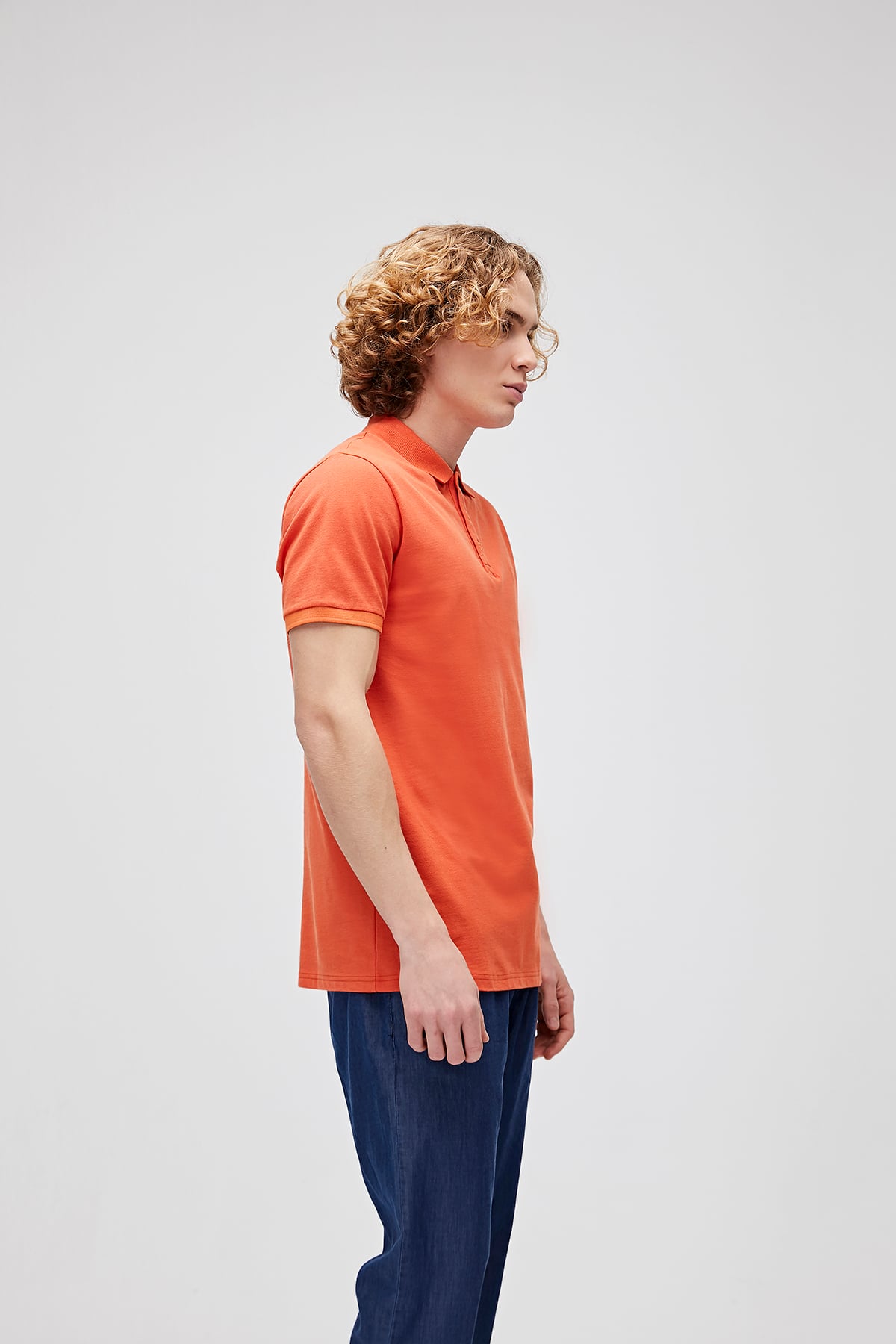 Stark Polo Orange Mens Shirt