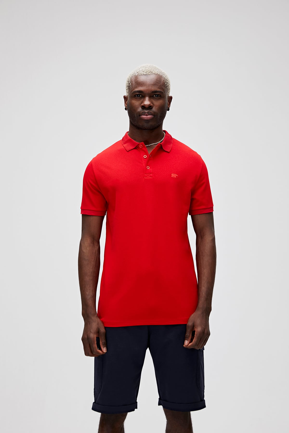 Stark Polo Crimson Red Mens Shirt