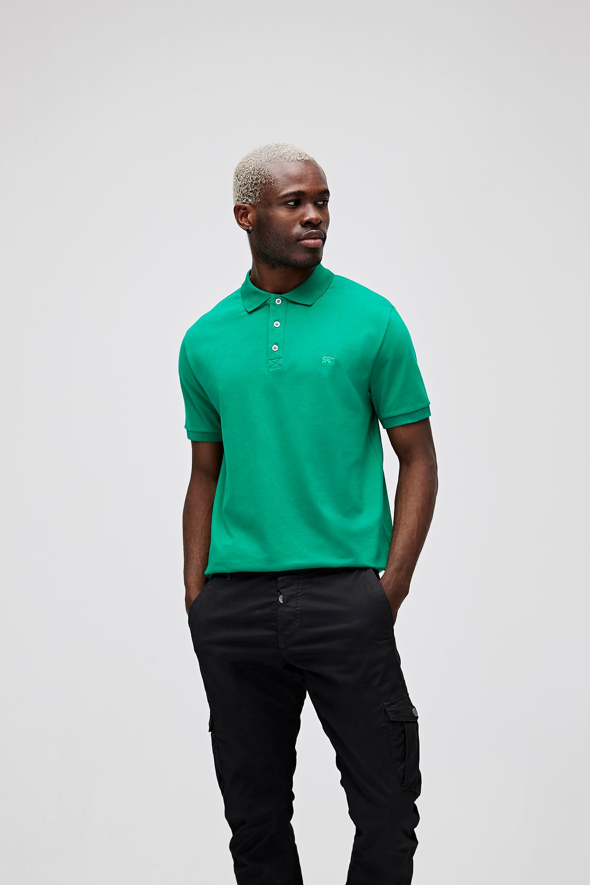 Stark Polo Green Mens Shirt