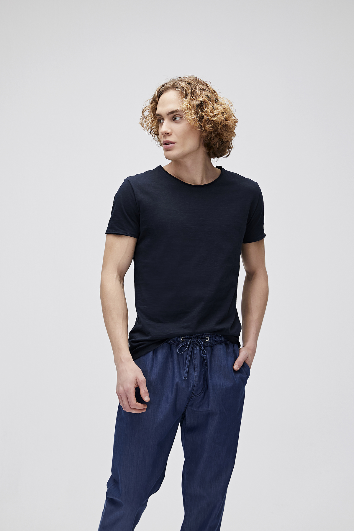 Bad Bear O-Neck T-Shirt Lacivert Basic Erkek Tişört 