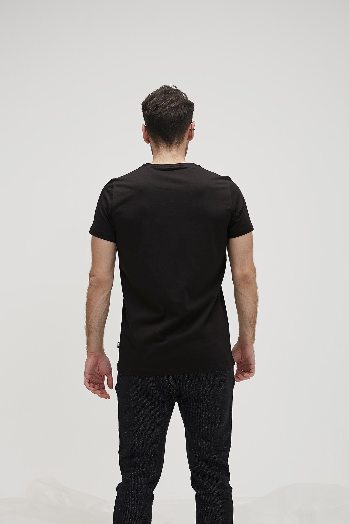 Bear Tee Black Mens T-Shirt