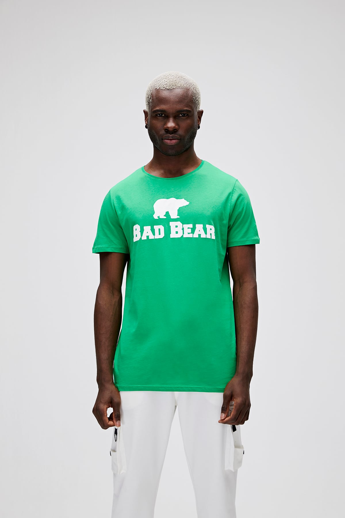 Bear Tee Green Mens T-Shirt