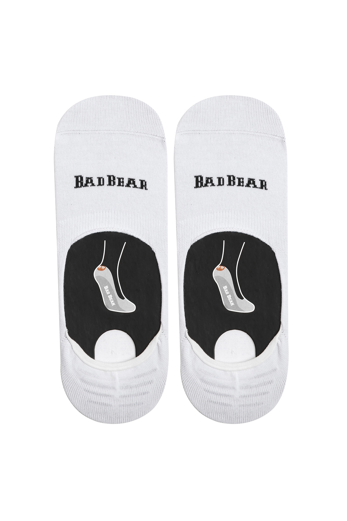 Beyaz Babet Çorap | Bad Bear