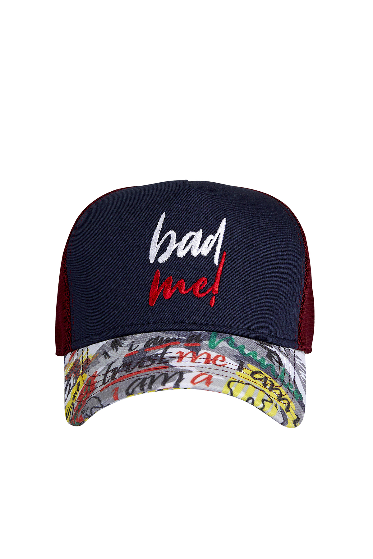Lacivert Dokumalı Şapka | Bad Bear