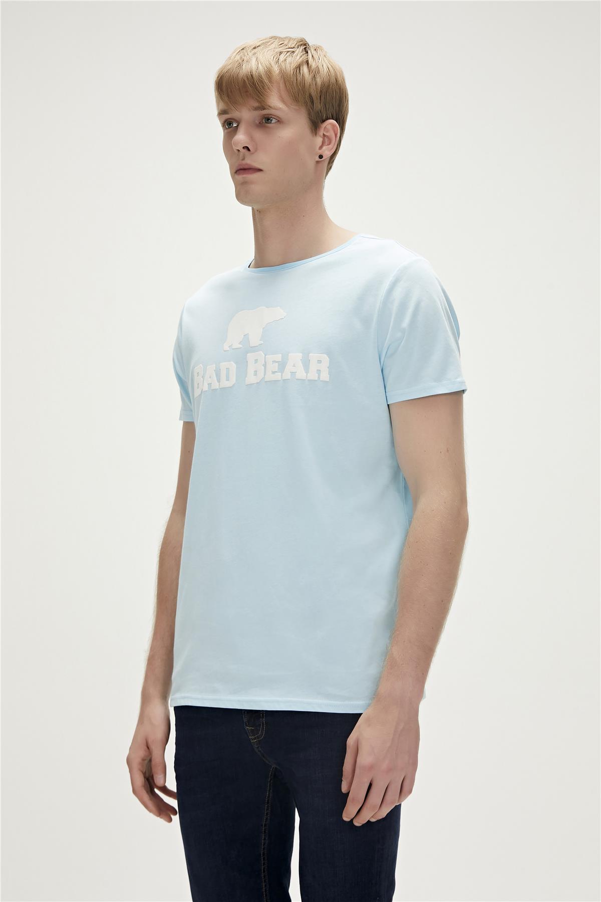 Bear Tee Sky Blue Mens T-Shirt