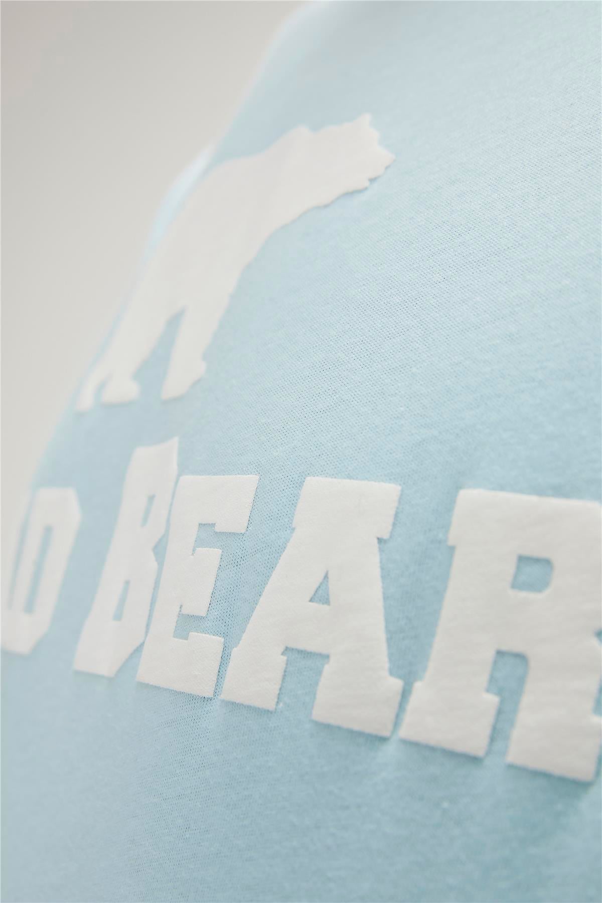 Bear Tee Sky Blue Mens T-Shirt