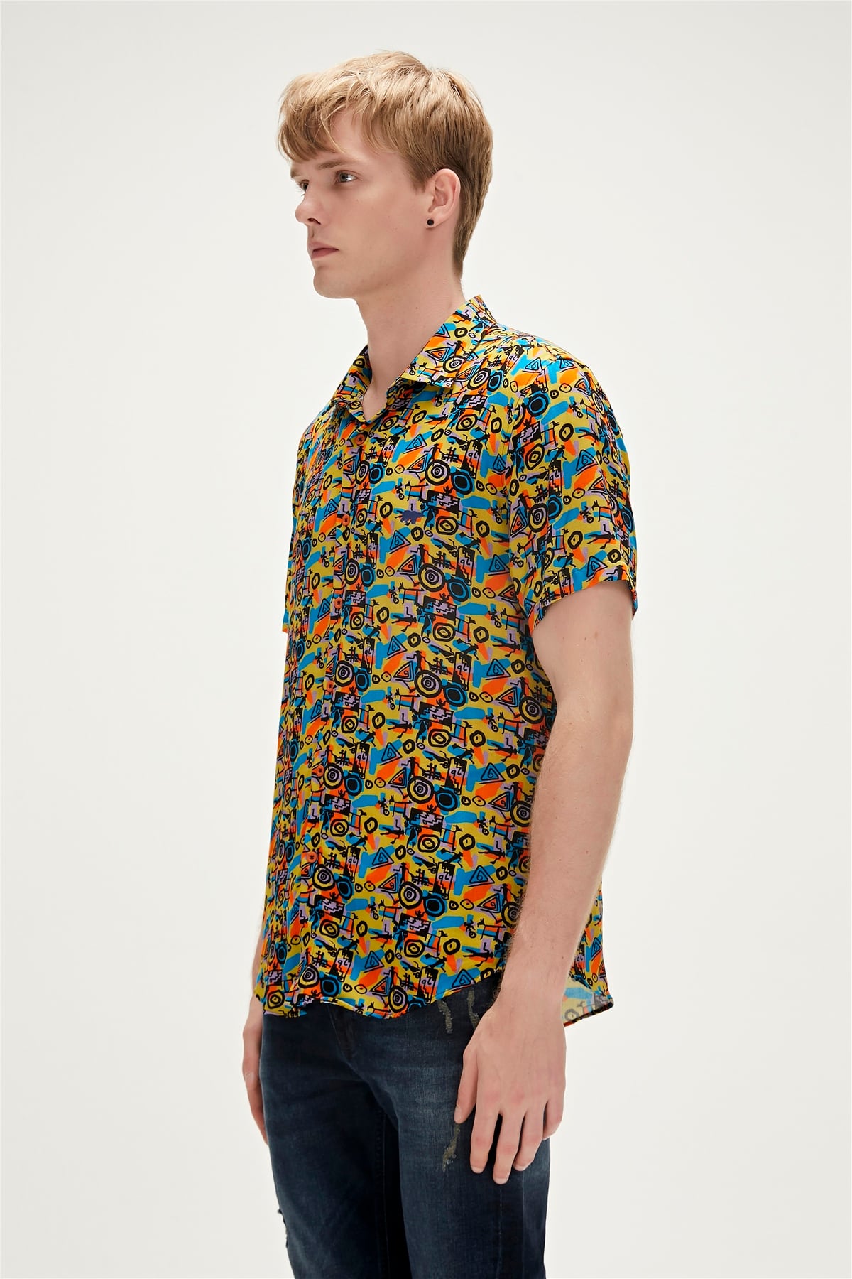 Biface Cider Mens Short Sleeve Shirt
