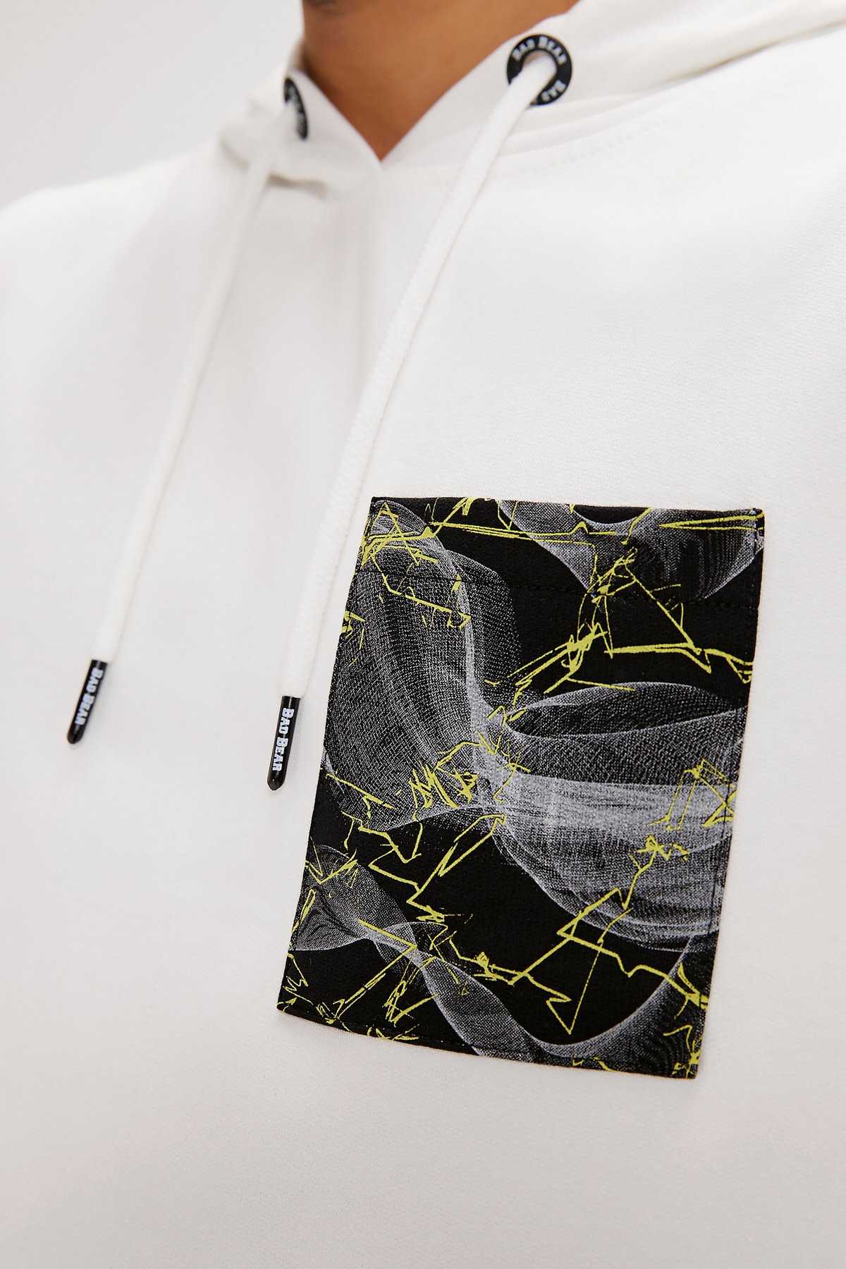 Bolt Off-White Mens Hoodie Sweatshirt