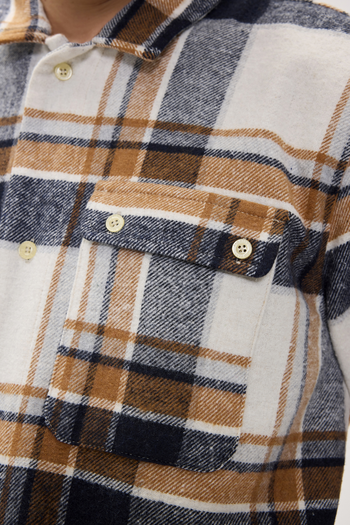 Bernard Marshmallow Mens Plaid Shirt