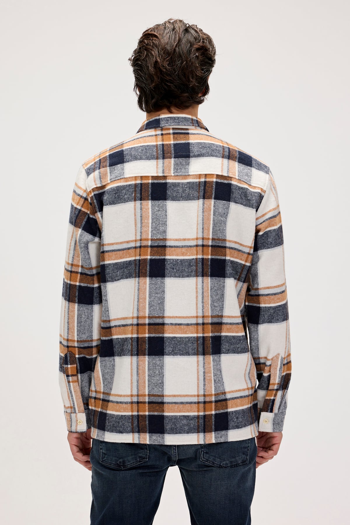 Bernard Marshmallow Mens Plaid Shirt