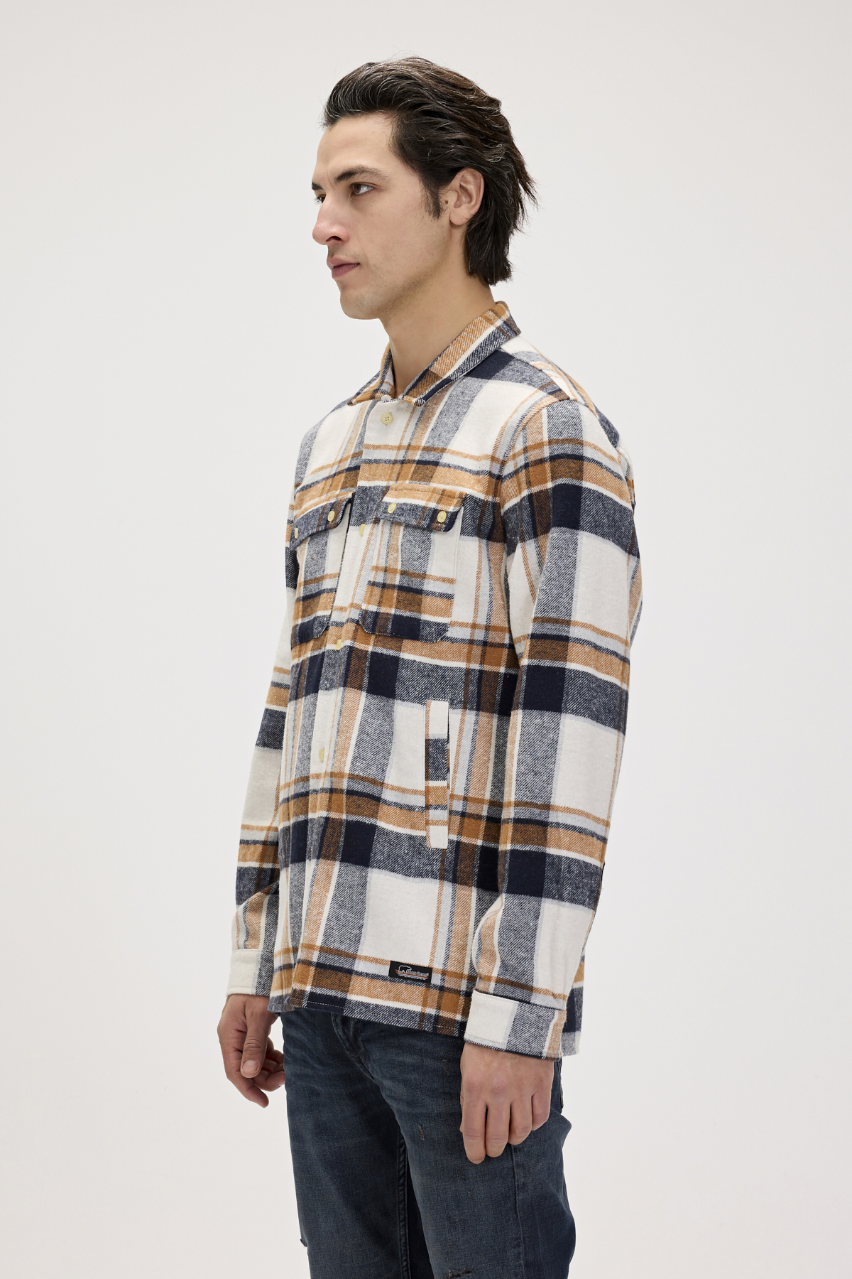Bernard Marshmallow Mens Plaid Shirt