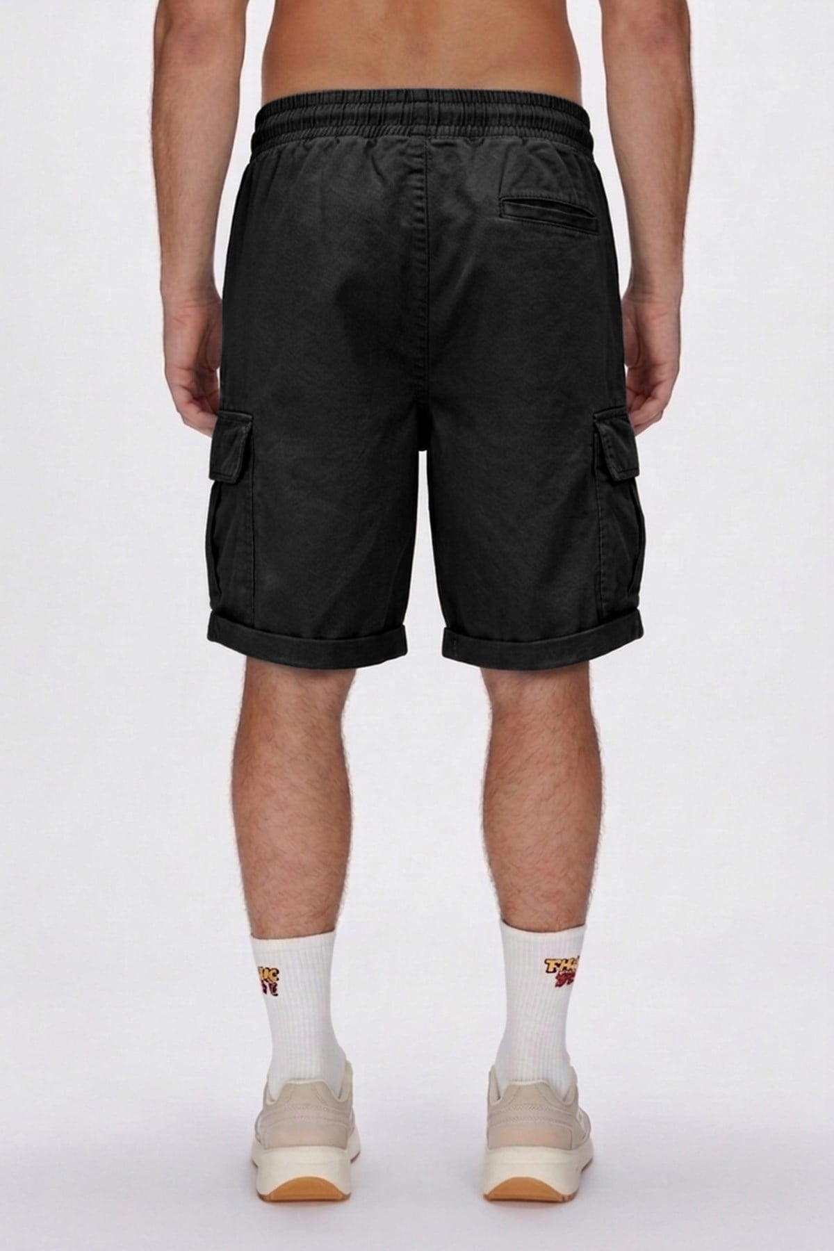 Lesse Siyah Erkek Kargo Şort