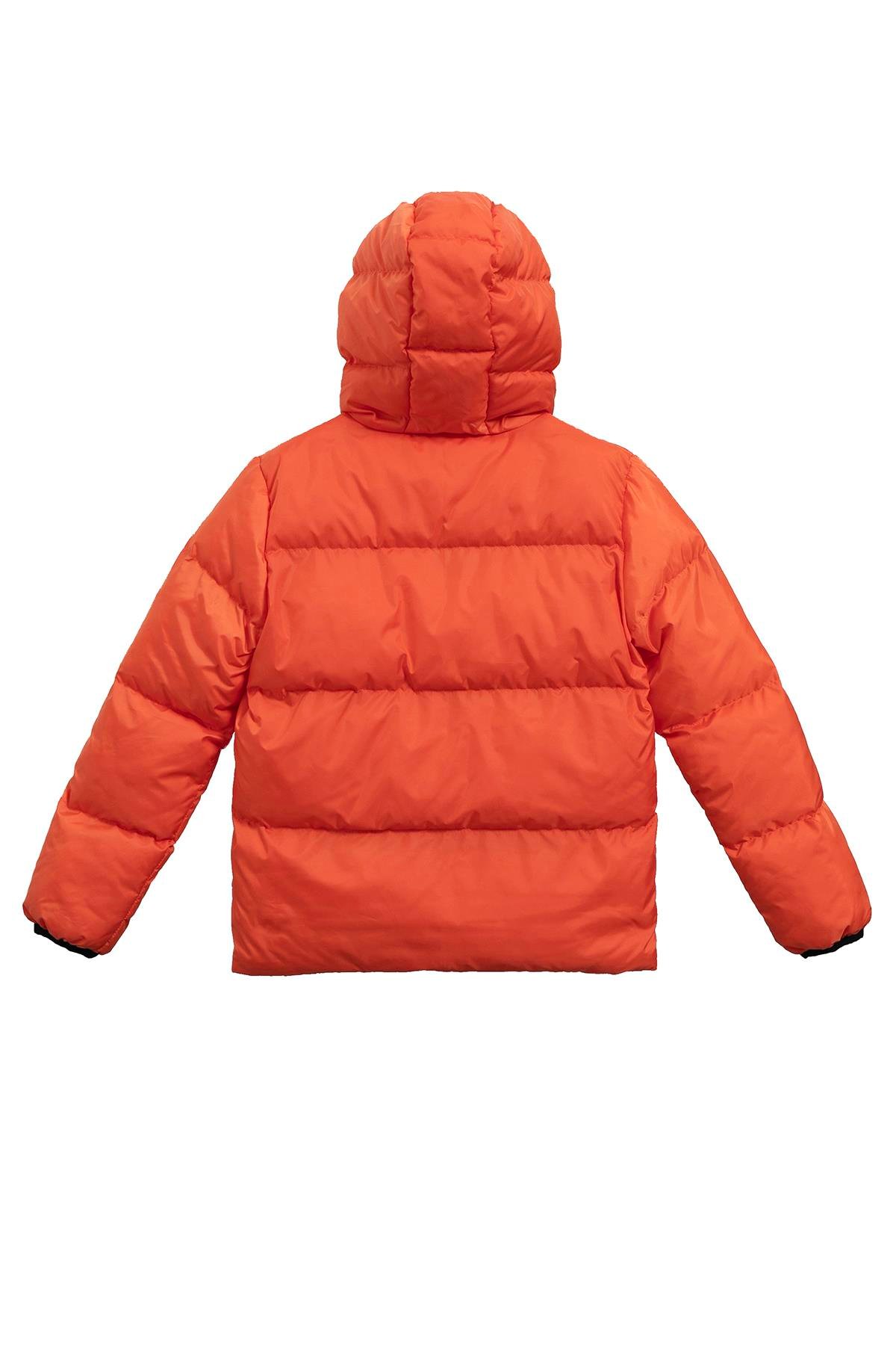 Cedric Turuncu Çocuk Puffer Mont