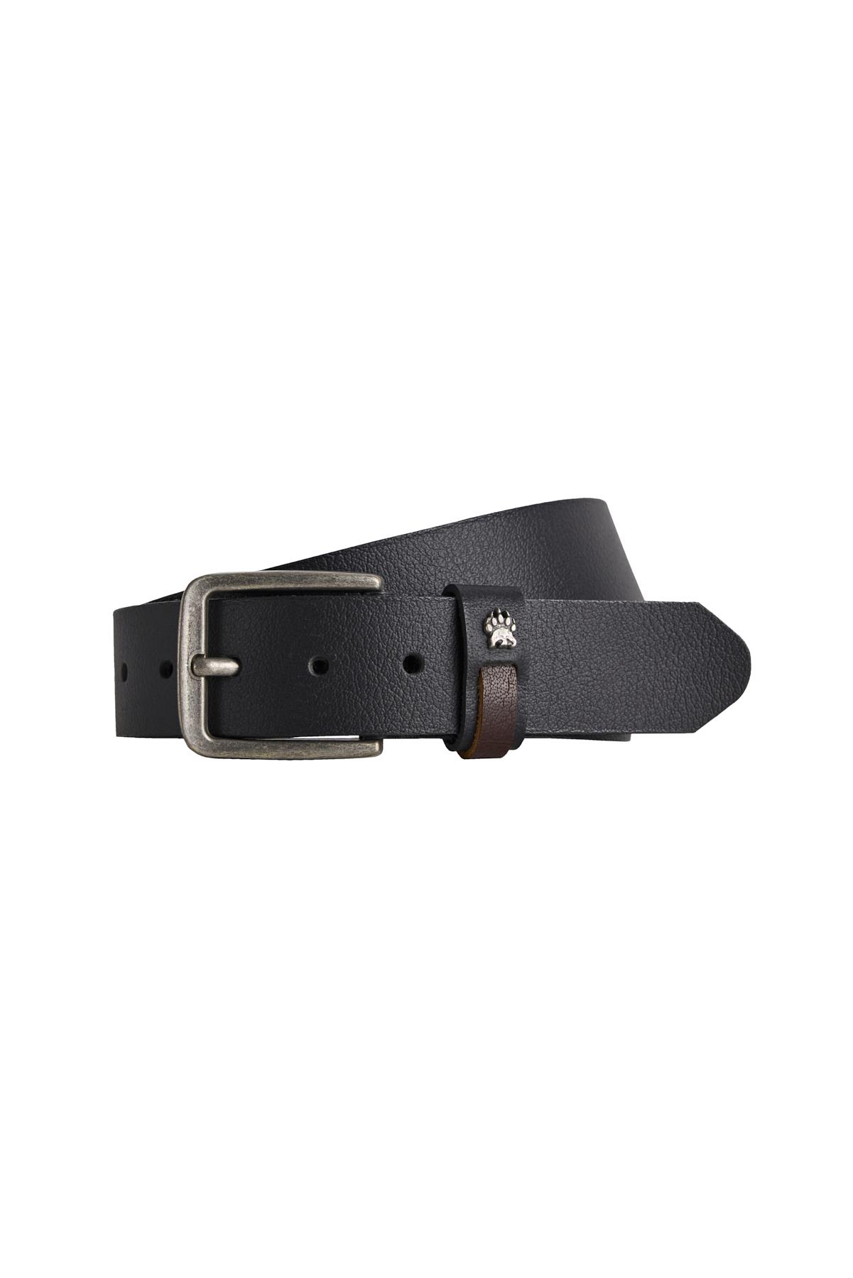Claw Print Black Mens Belt