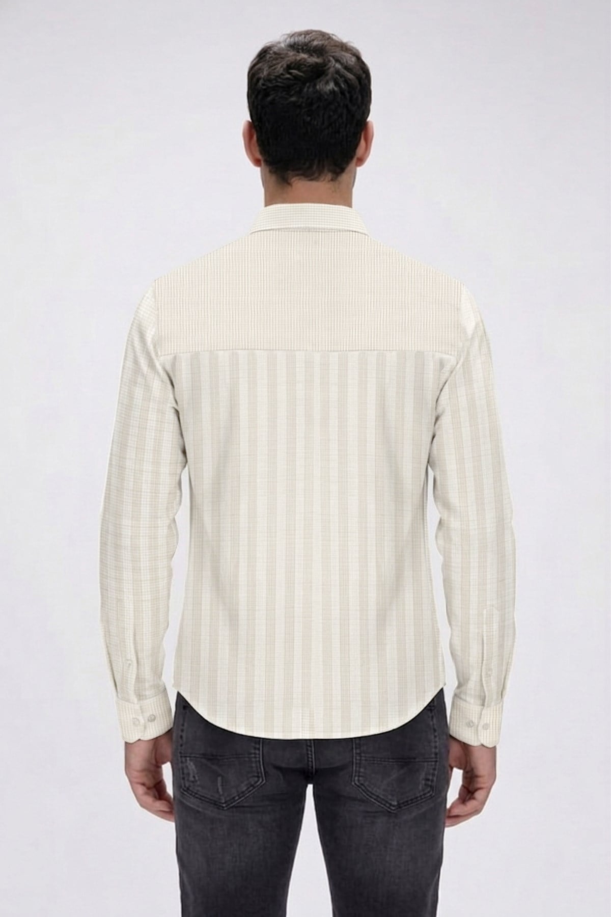 Essentıal Bej Erkek Gömlek