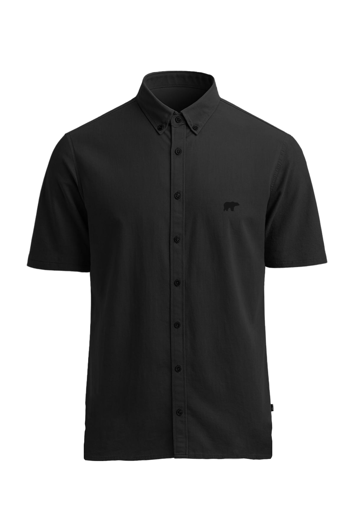 PLANT BASIC SHIRT BASIC SHIRT SİYAH DÜĞMELİ MAN SHIRT PLANT BASIC SHIRTPLANT BASIC SHIRT