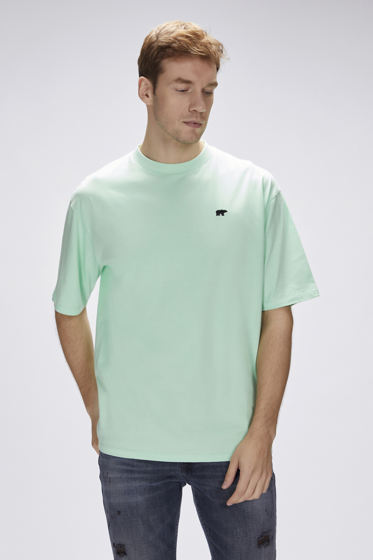 Damon Green Fig Mens Oversize T-Shirt