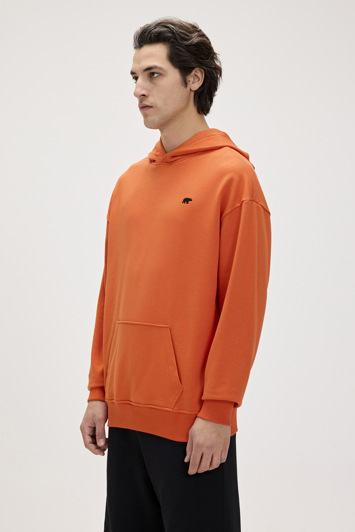 Drake Orange Mens Oversize Hoodie