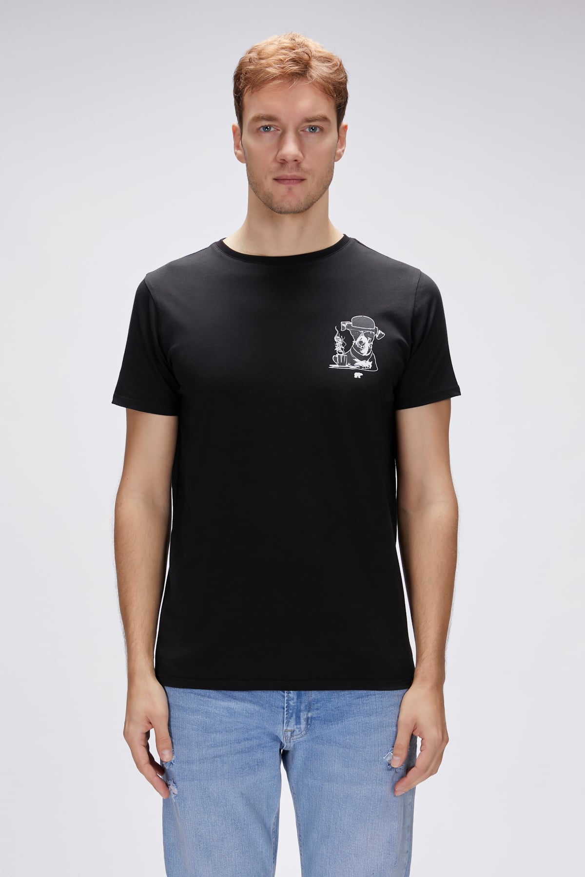 Duggie Night Mens Printed T-Shirt