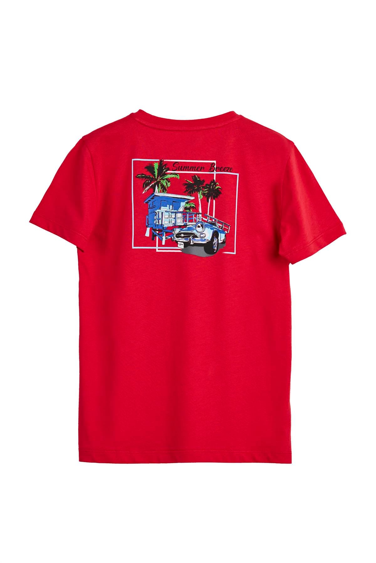 Dustin Crimson Red Kids T-Shirt
