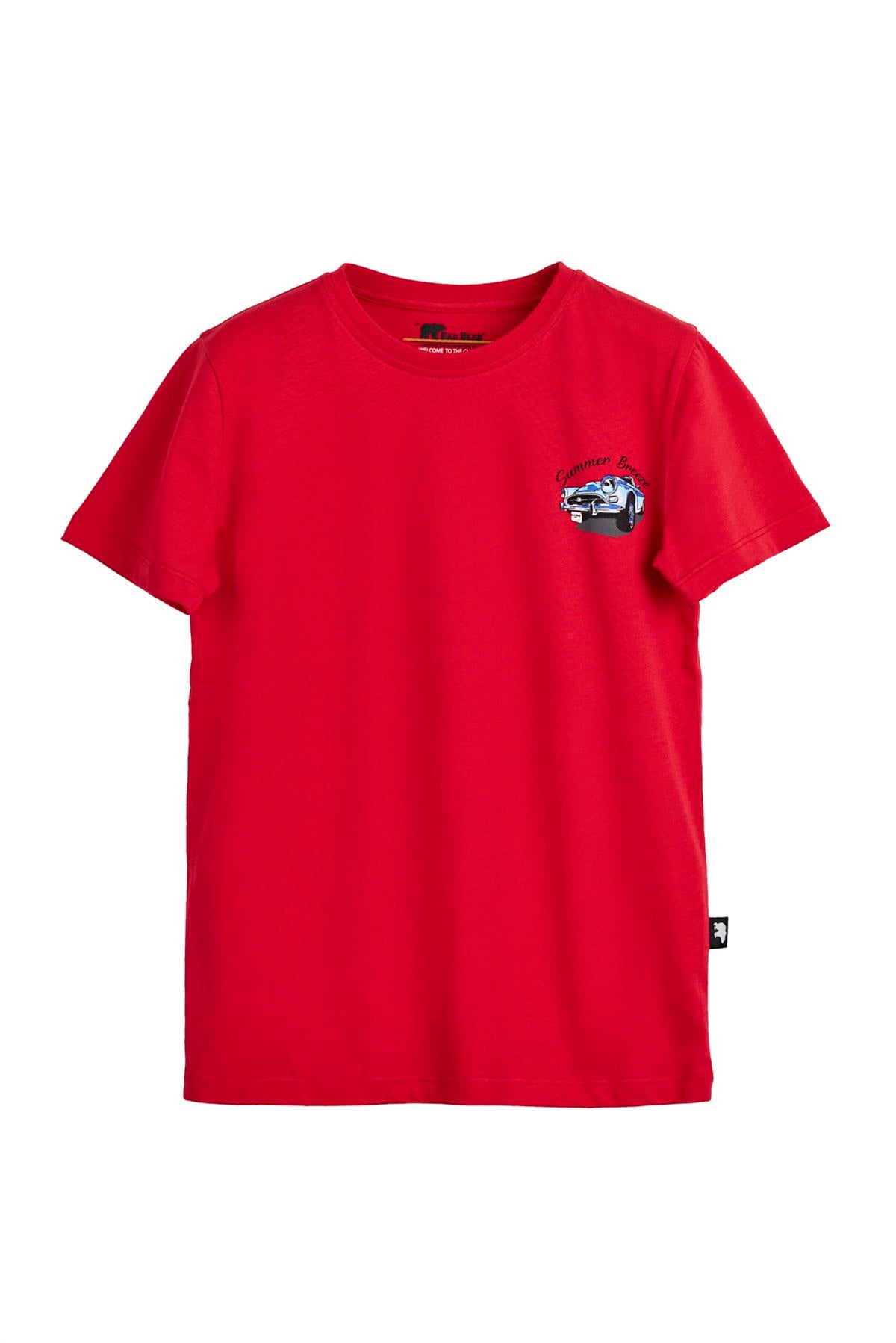 Dustin Crimson Red Kids T-Shirt