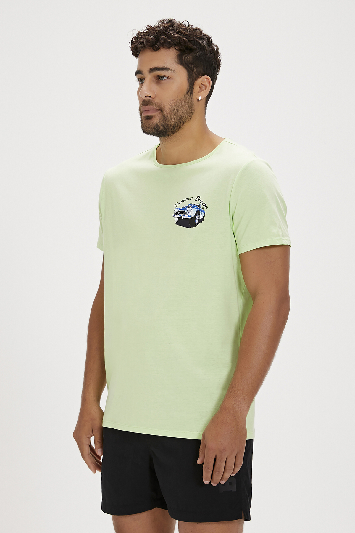 Dustin Green Fig Mens T-Shirt