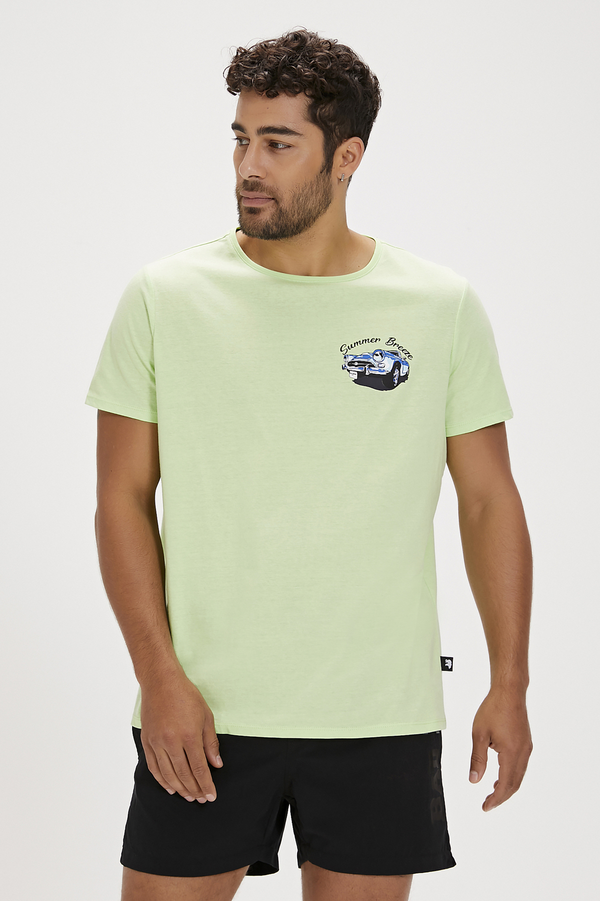 Dustin Green Fig Mens T-Shirt