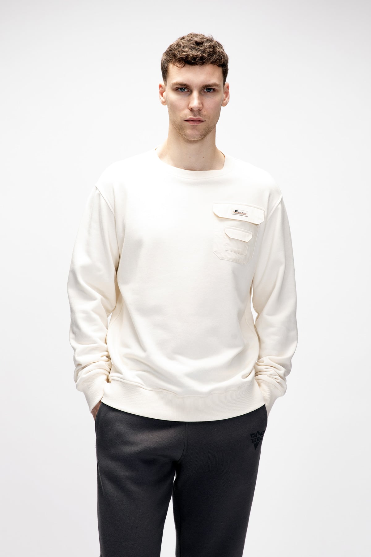 RISE CREWNECK CREWNECK BEYAZ BELİRTİLMEMİŞ MAN SWEATSHIRT RISE CREWNECKRISE CREWNECK