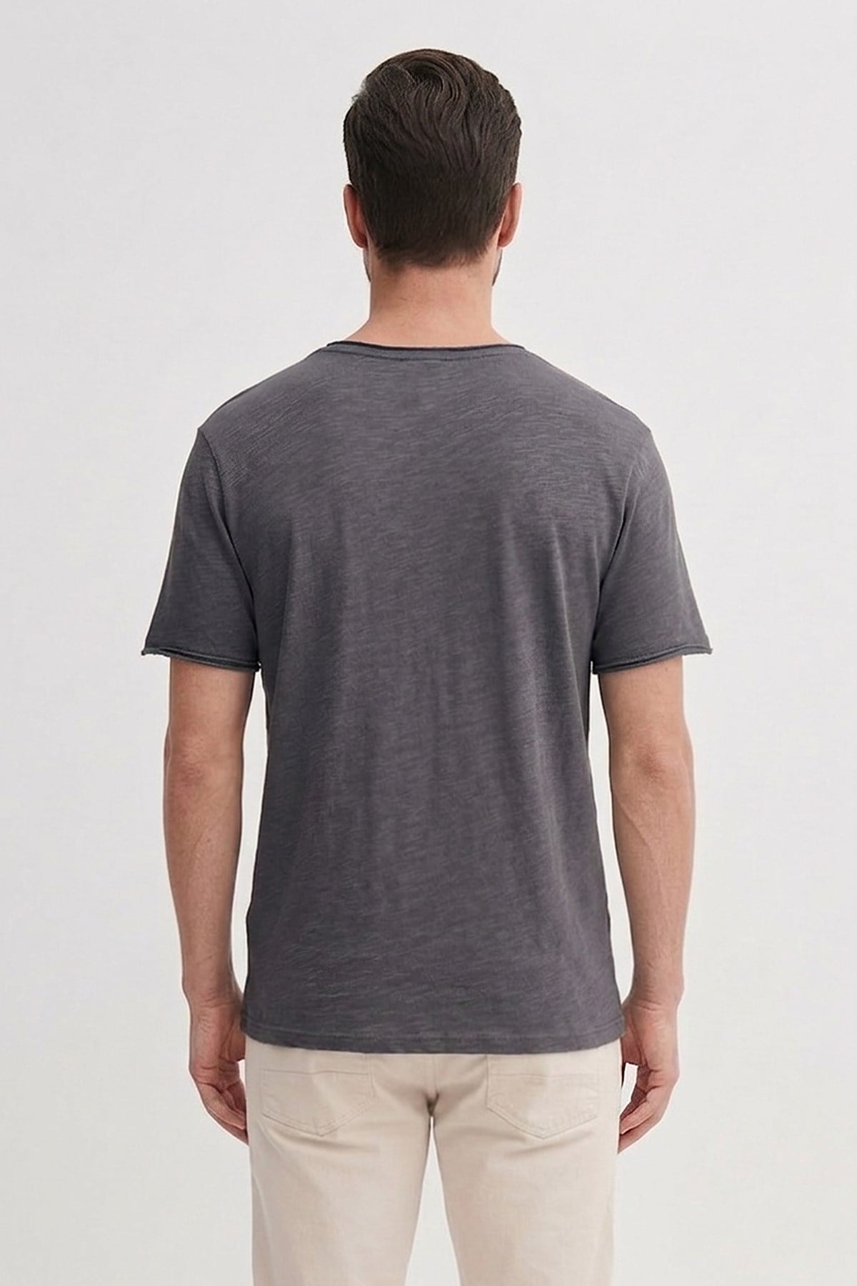 Rose Asfalt Erkek Baskılı Tişört