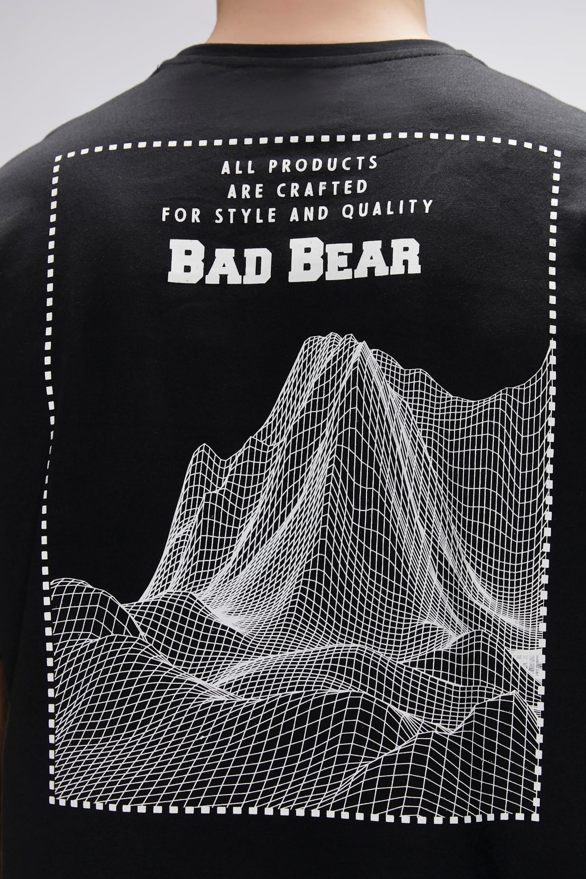 Eddy Siyah Erkek Baskılı Tişört