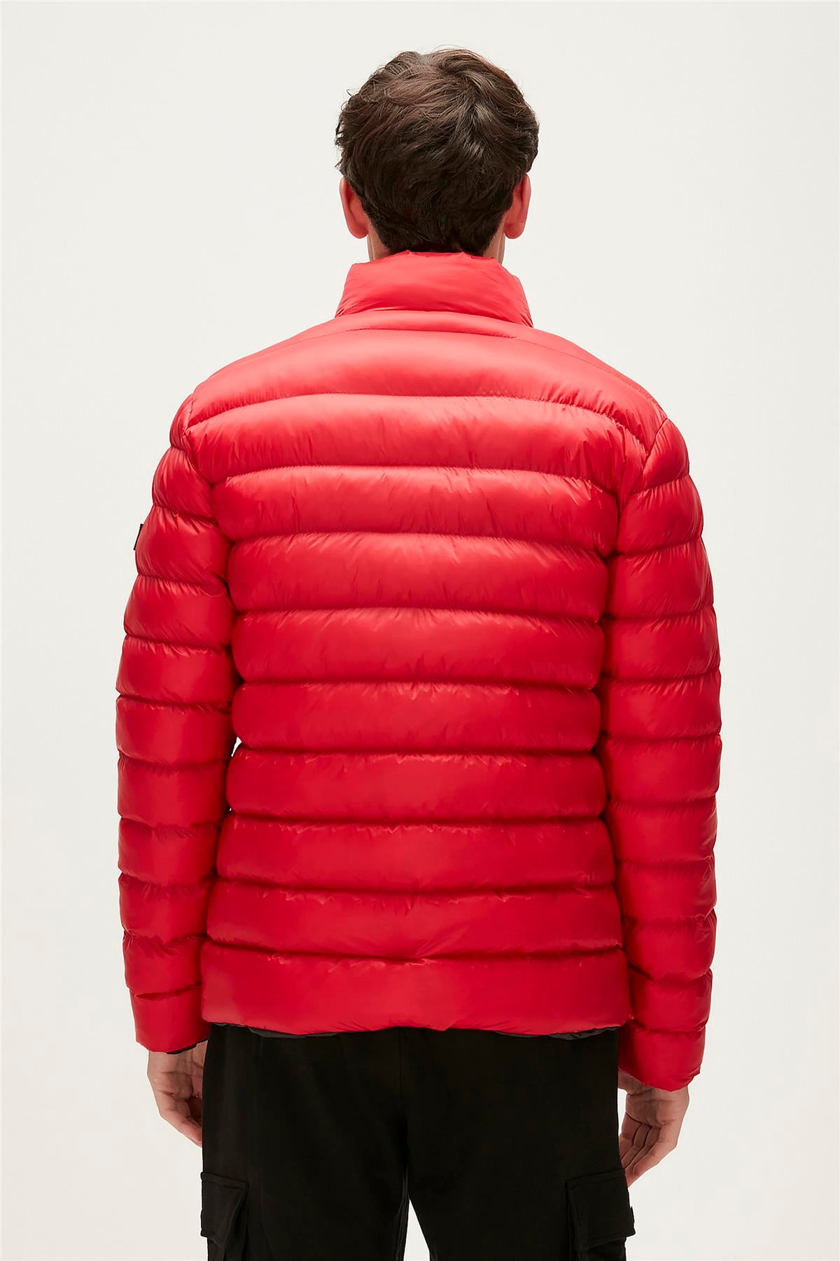 Boss Puffer Kırmızı Erkek Mont