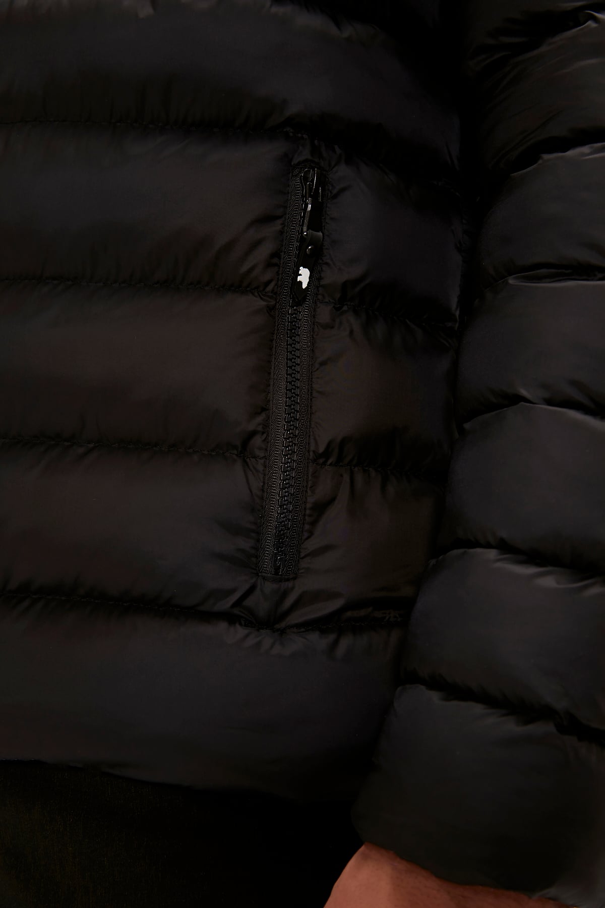 Boss Puffer Siyah Erkek Mont