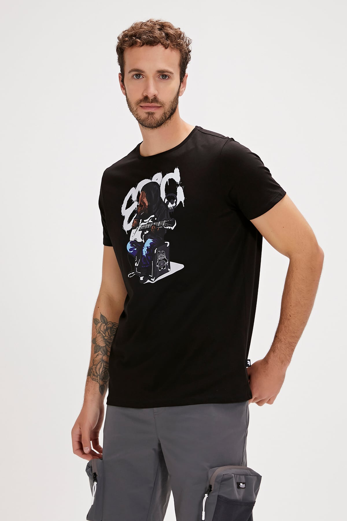 Epic Bear Night Mens T-Shirt